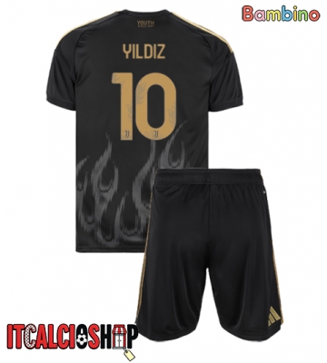 Juventus Kenan Yildiz #10 Terza Maglia Bambino 2026-27 Manica Corta (+ Pantaloni corti)